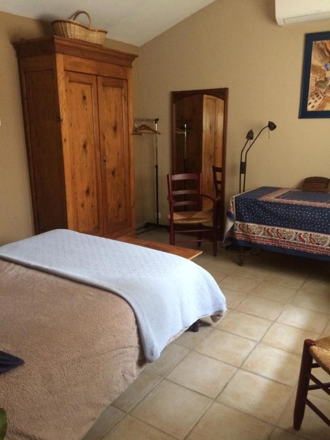 Chambre Dans Villa Charmante Vallabrègues Exteriör bild